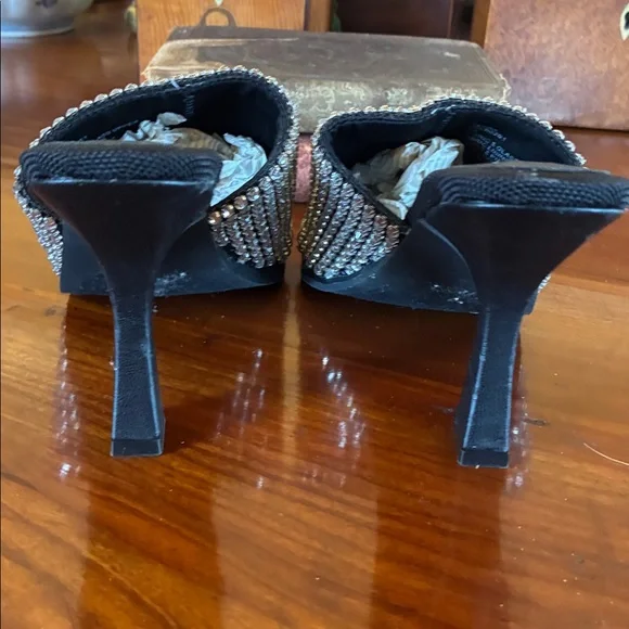 Steve Madden Veera in Black & Rhinestone - Picture 6 of 8